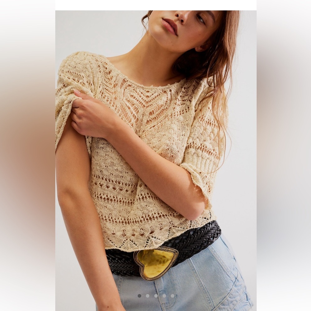 Free People NWT Country Romance Top